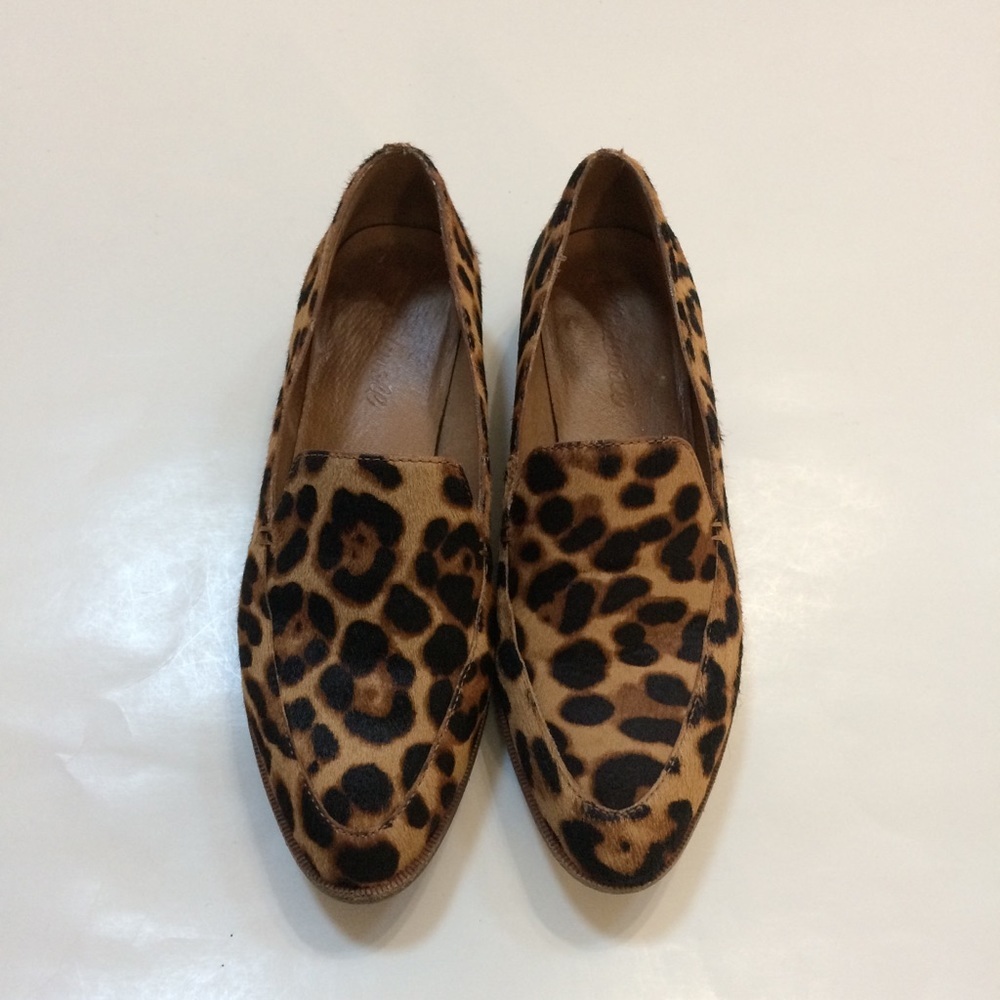 Madewell The Frances Loafer in Leopard Calf Hair